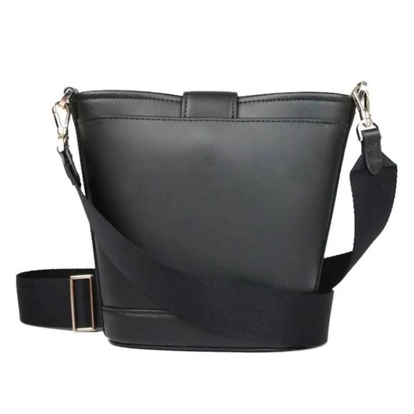Kate Spade Black Leather Bucket Bag NWT - Picture 4 of 9